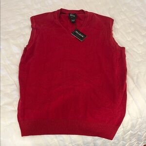 Jos A. Bank Red Men's Sweater Vest
